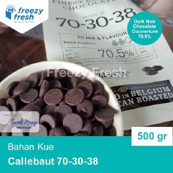 

Bahan Kue Callebaut 70-30-38 500Gr Dark Extra Bitter Chocolate 70.5% 500Gr
