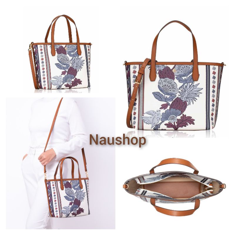 Tas TB Original Tory burch Kerrington small tote Purple wonderland vine nwt