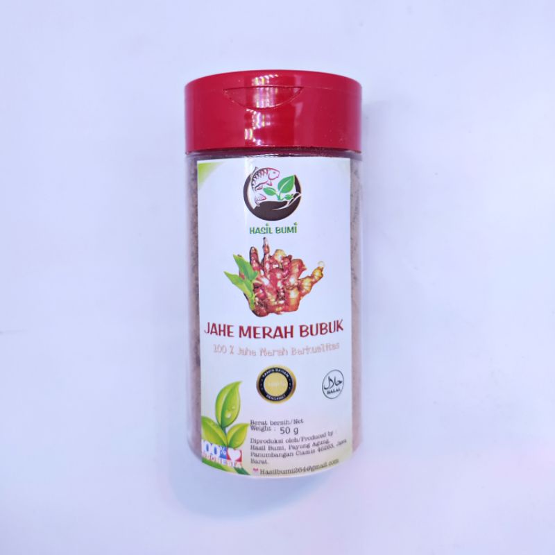 

JAHE MERAH BUBUK 100% ORIGINAL TANPA BAHAN PENGAWET 50 GR