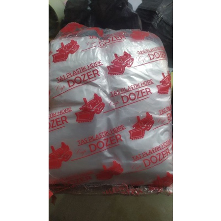 Kresek Kantong Plastik Cap Dozer Merah Kecil Ukuran 15