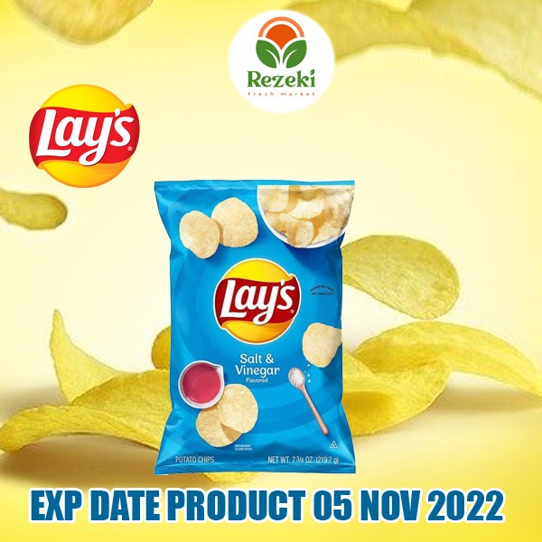 Lays Potato Chips Salt & Vinegar - IMPORT Lay's