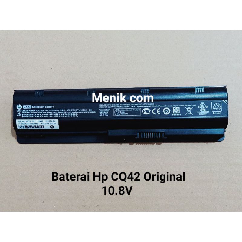 BATERAI HP ORIGINAL COMPAQ CQ42 CQ43 430 431 CQ56 CQ32 G42 MU06