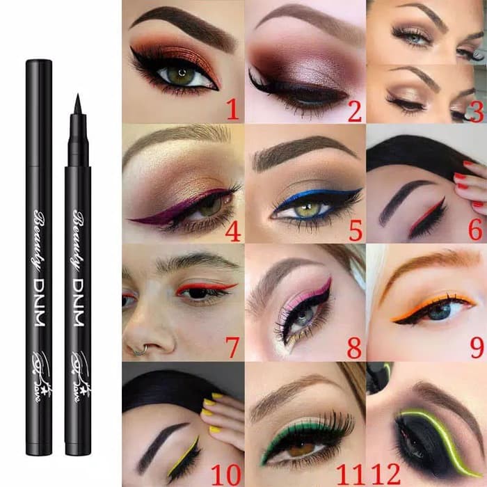 DNM Beauty Eyeliner Black Pen Waterproof Long Lasting ORI