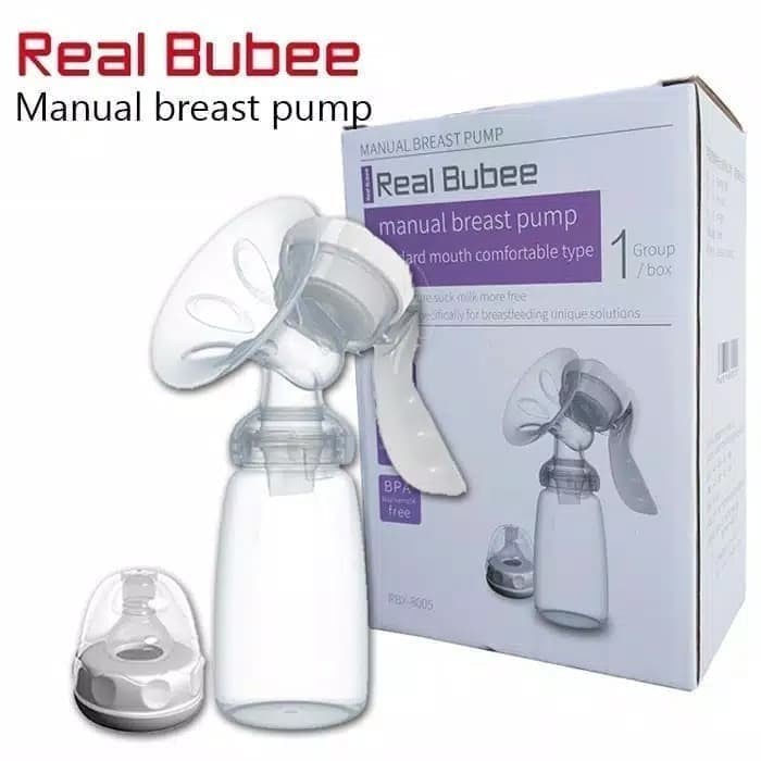pompa asi manual real bubee manual breast pump