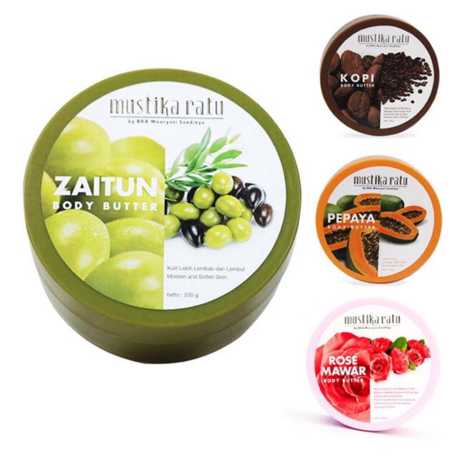 Mustika Ratu Body Scrub/Butter