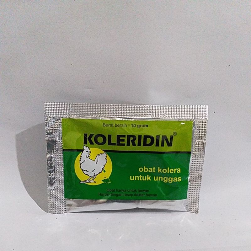 kolera obat ayam berak hijau / koleridin serbuk