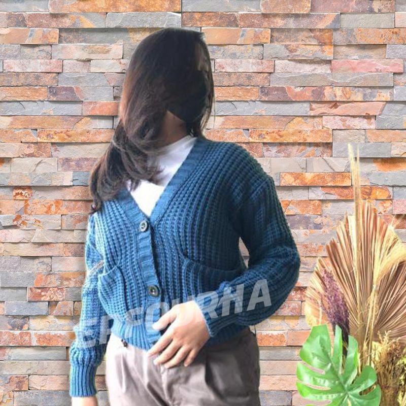 Cardigan SELLY Type 3 get | Rajut TEBAL Premium | Pakaian Wanita | Outerwear Wanita