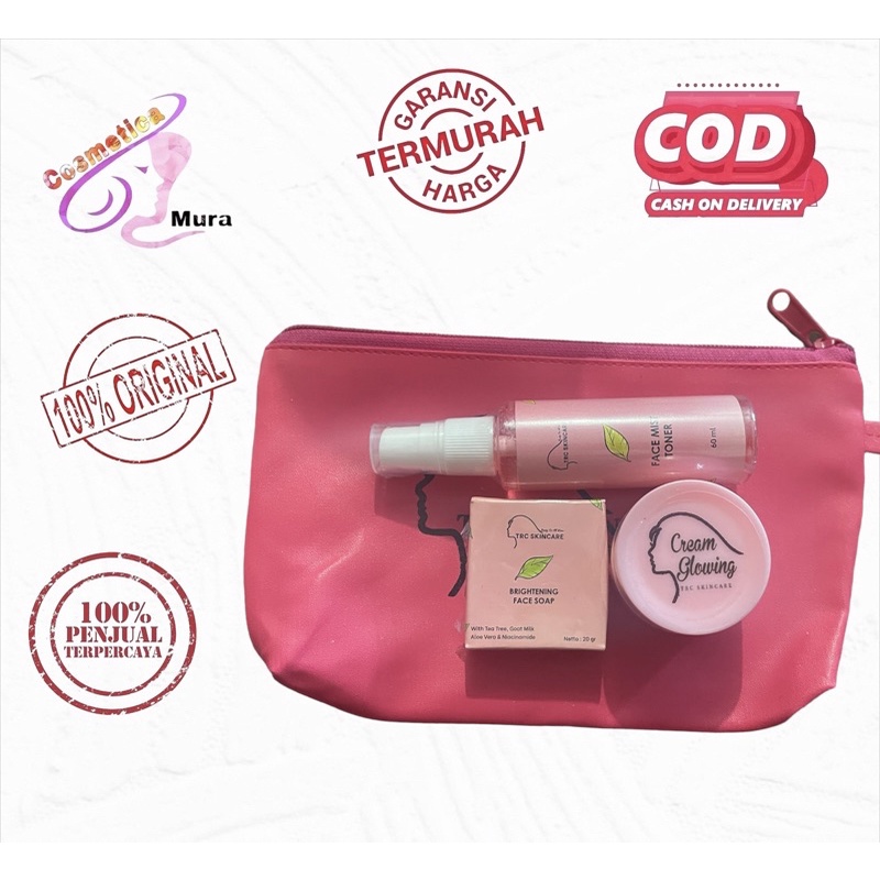 paket TRC skin care Bpom free pouch - TRC skincare bpom