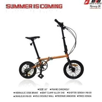 Sepeda lipat BNB SUMMER PRO chromoly