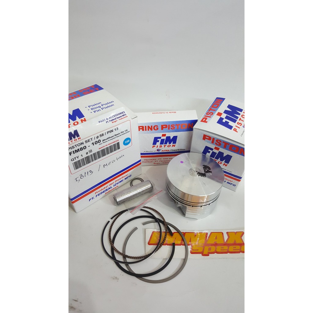 Piston Bore Up Mentah Jupiter Vega Z Beat Pen 13 57mm 58mm 58.5mm