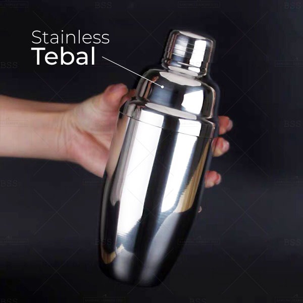 Cocktail shaker botol shaker 250ml 350ml pengocok minuman stainless steel