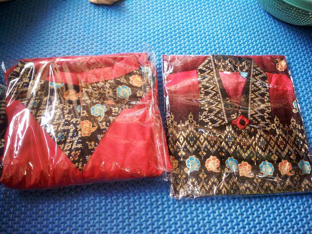Atasan Batik Dolby Dolbi Dobby Doby Tenun Sutra Tulis Halus Katun Atbm Baron ,sarombit Atasan Dengan