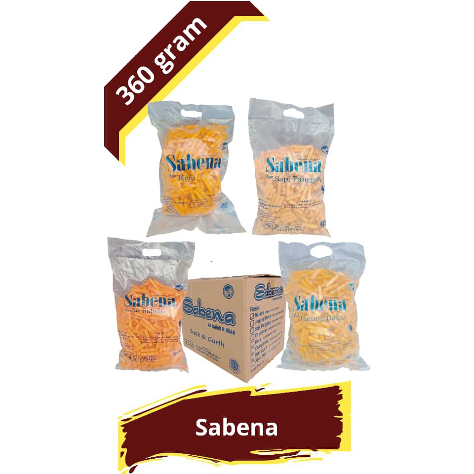 

Makanan Ringan Sabena Stick 360gr Aneka Rasa Enak dan Gurih