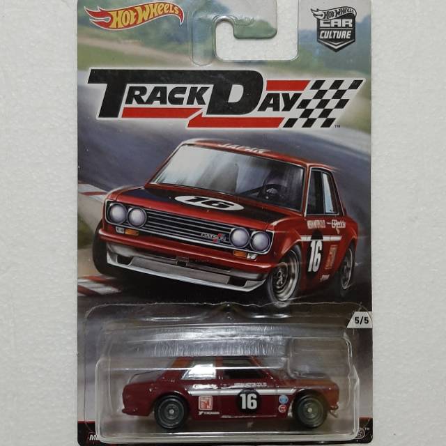 HOTWHEELS HOT WHEELS Datsun 510 TRACK DAY LANGKA HOT ITEM COLLECTOR KOLEKSI RARE Original