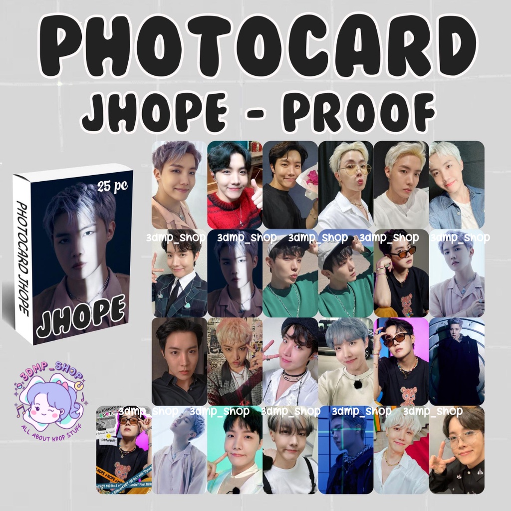 [25 lembar] lomocard lomo photo card kartu Photocard BTS member PROOF V TAEHYUNG JUNGKOOK JIMIN SUGA NAMJOON RAPMONSTER JHOPE HOSEOK SEOKJIN JIN