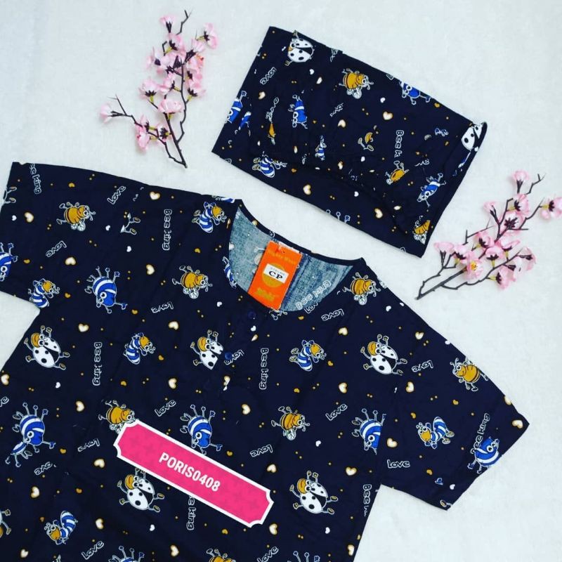 Baju Tidur HOKI Katun wanita Celana Panjang (Bee King)