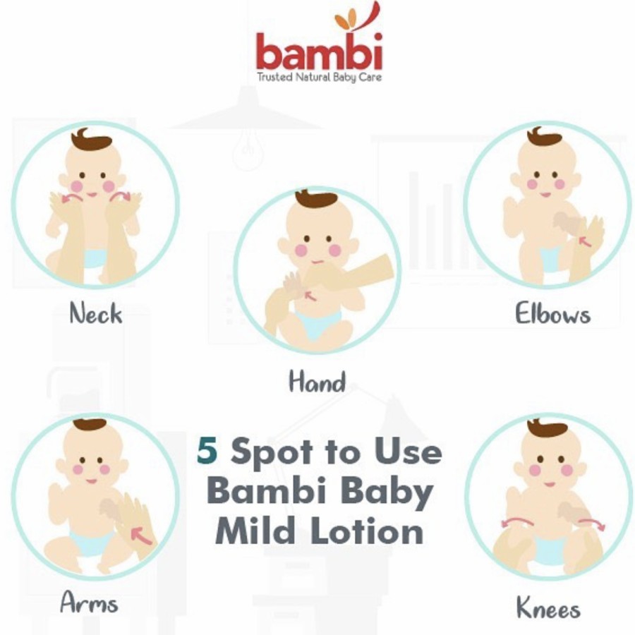 Bambi Baby Mild Lotion 100ml Tube / Body Lotion Bayi Anak