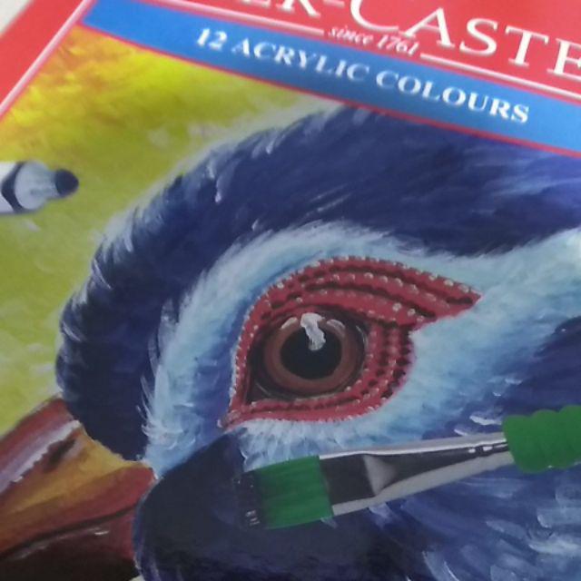 Faber Castell Acrylic Colour Set 12 572312 Cat Akrilik Cat Faber Castell Acrylic Colour Set 12 572312 Cat Akrilik Cat
