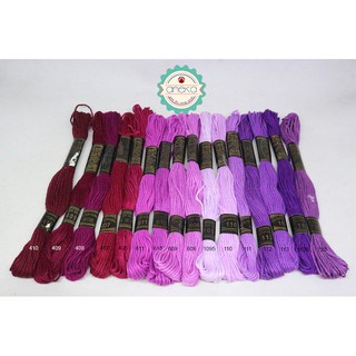 KATALOG - Benang Rajut Sulam / Embroidery Thread Merk Rose - SATUAN - Part 1