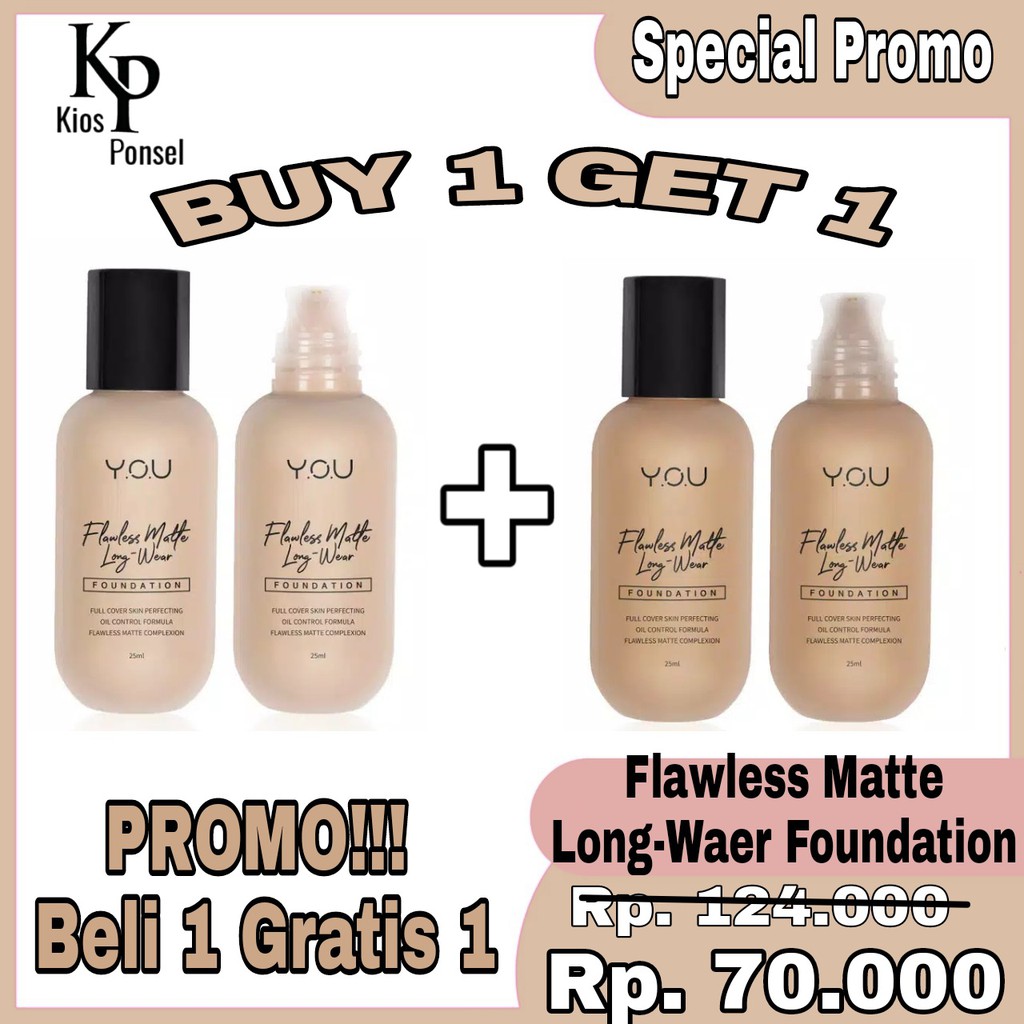 Kosmetik You Basic Collection Flawless Matte Long-wear  