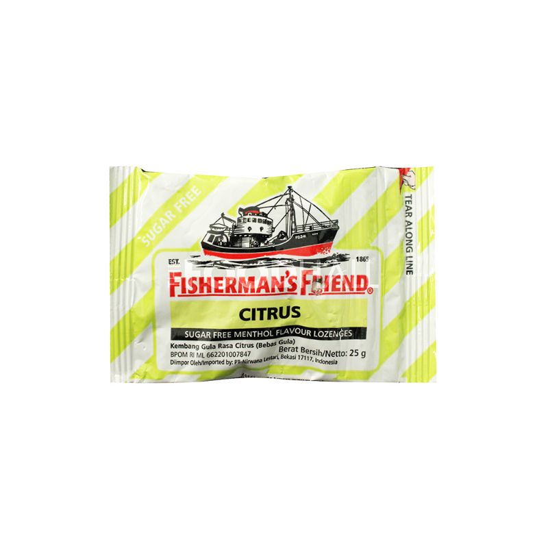 

FISHERMAN'S SUGAR FREE CITRUS 25G/PACK