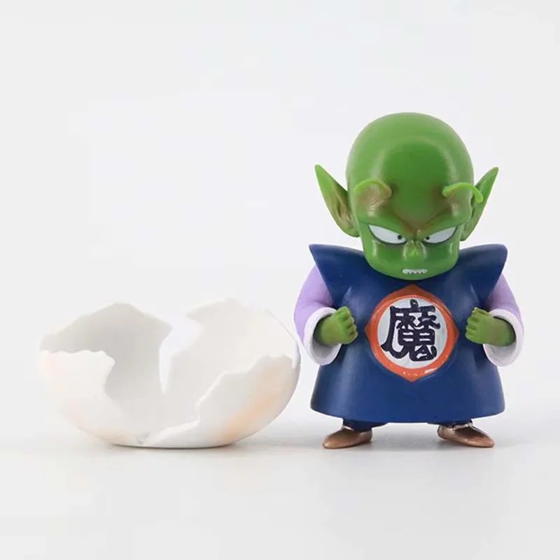 Action Figure DRAGON BALL Q Ukuran 6.5cm Mainan Action Figure Young Piccolo Baby Broken Egg Mini Devil Bahan PVC