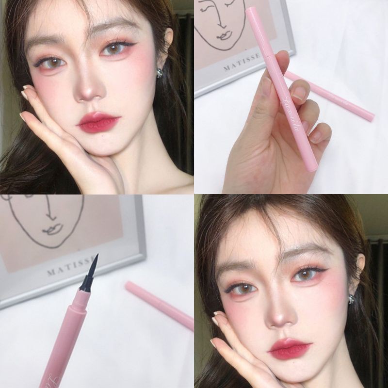 Pink Eyeliner LAMEILA Original Fine Brush Head Pensil Alis Anti Air Tahan Lama Terlaris