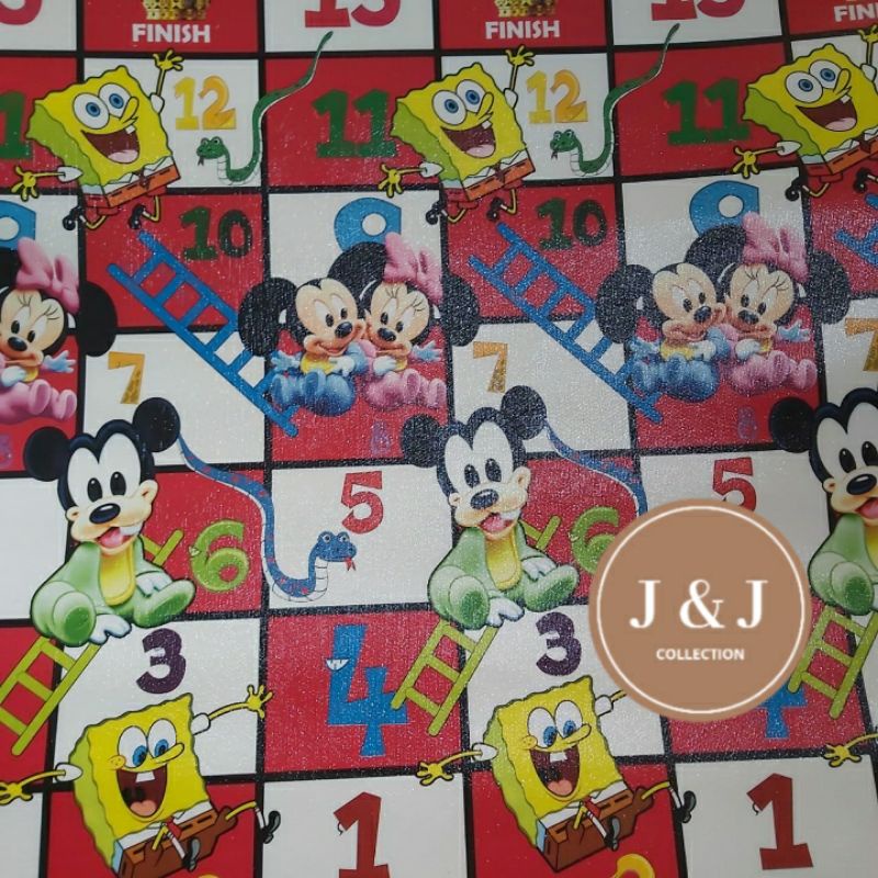 Alas bermain anak/Karpet spons lantai ukuran 200 x 150 cm