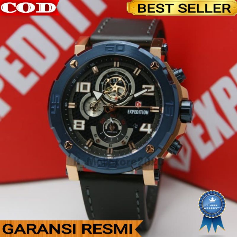 EXPEDITION PRIA EXP E 6769 MCLURBU BLUE ROSEGOLD ORIGINAL GARANSI RESMI