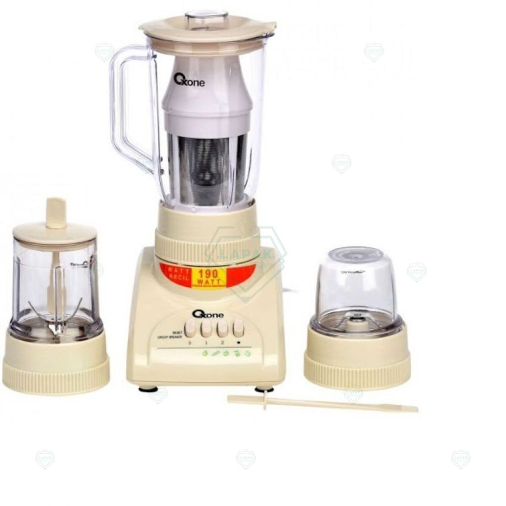 OXONE Blender Juicer 3in1 Ox863 Penggiling Bumbu Basah Kering