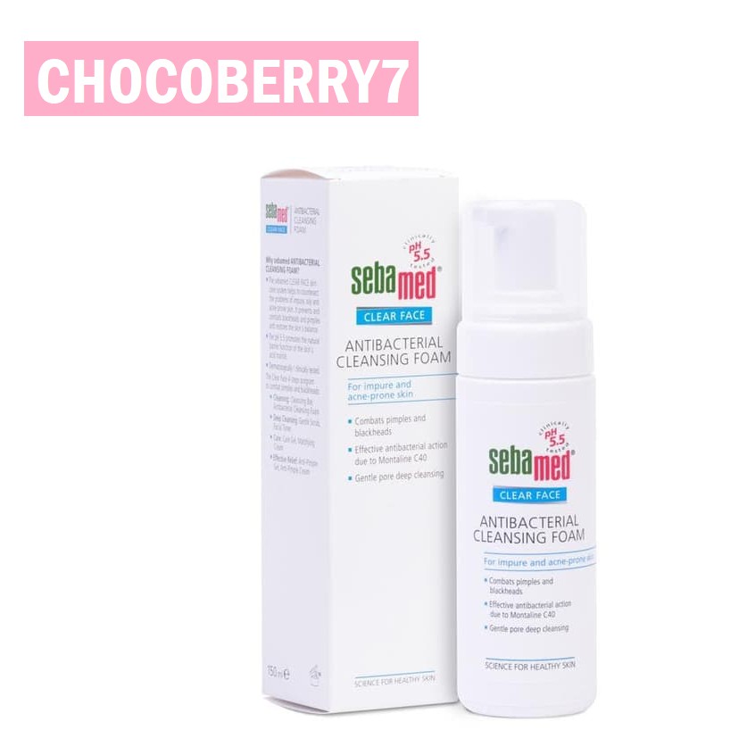 Sebamed Clear Face Antibacterial Cleansing Foam 150 ml  / Sebamed Clear Face Foam 150ml