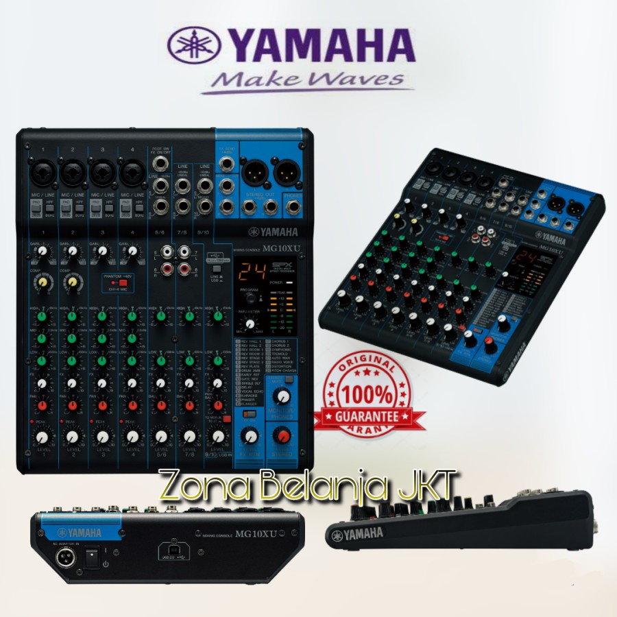 Mixer Audio Yamaha MG10XU 10 Channel Garansi Resmi Original