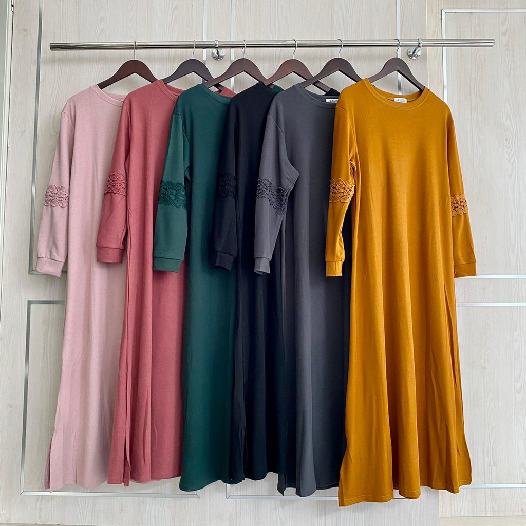 MAXI KAOS IMPORT LENGAN BROKAT