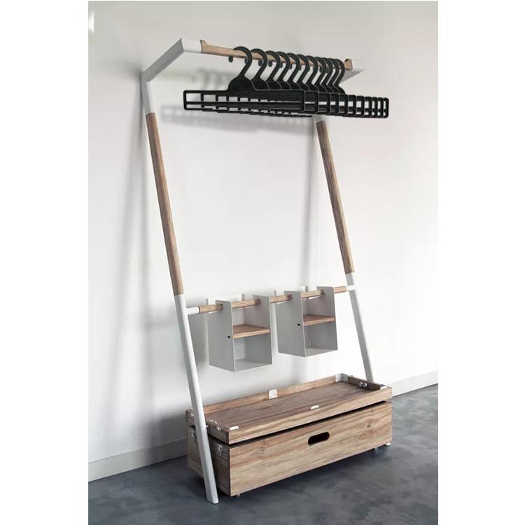 10Pcs Set Gantungan  Baju  dengan Bahan Plastik Non Slip 