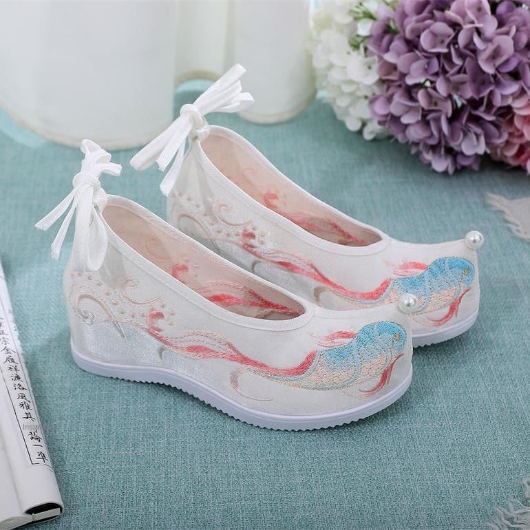 The Han-style clothing shoes female archaic style shoes female original seven cm retro Super fairy h