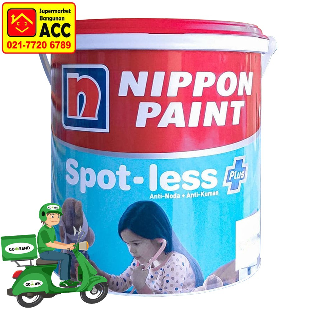 Nippon Spotless  Plus Cat  Tembok  Interior Tinting Warna 