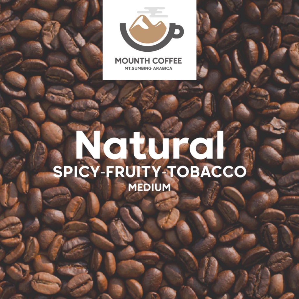 

KOPI ATABIKA Mt sumbing Temanggung - Biji sangrai - Natural proses