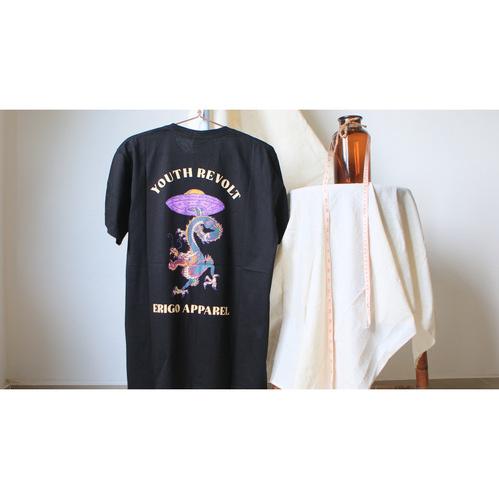 Erigo T-Shirt Future Dragon Black