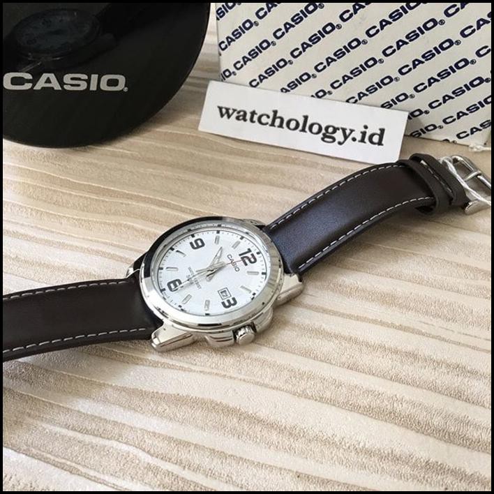 Jam Tangan Casio Casual Tali Kulit
