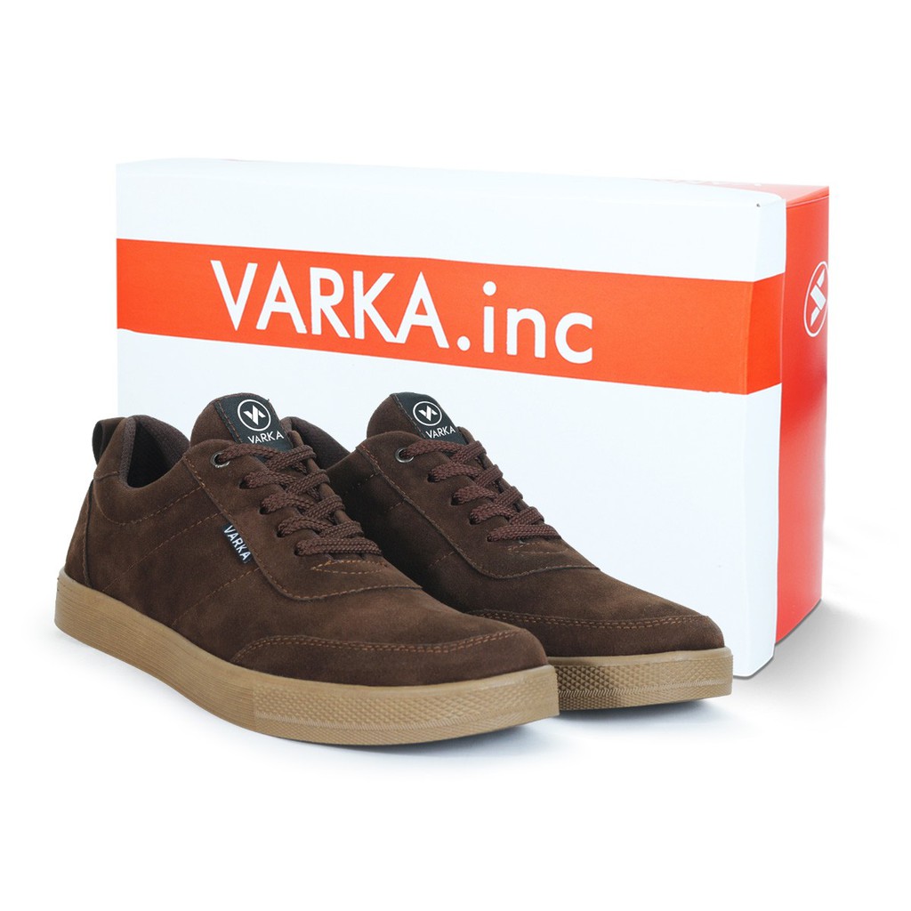 Sepatu Sneakers Pria V 4036 Model Terbaru Brand Varka Sepatu Kets Casual Kuliah Sekolah Kerja Murah