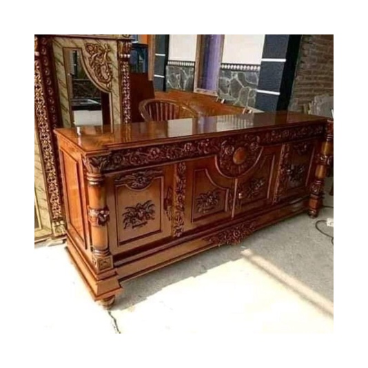 MEJA TV BUFET BUVET TV KONSOL TV BOVET TV KAYU JATI 2 METER