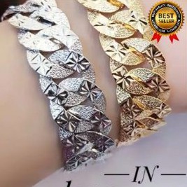 Xuping gelang sisik naga lapis emas 24k