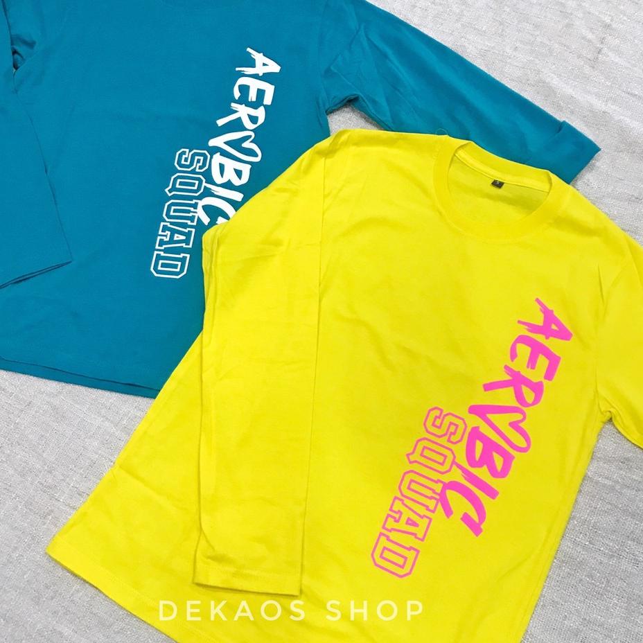 ♜ BAJU AEROBIC WANITA / KAOS AEROBIC WANITA / KAOS SENAM ZUMBA LENGAN PANJANG / SETELAN ZUMBA / BAJU