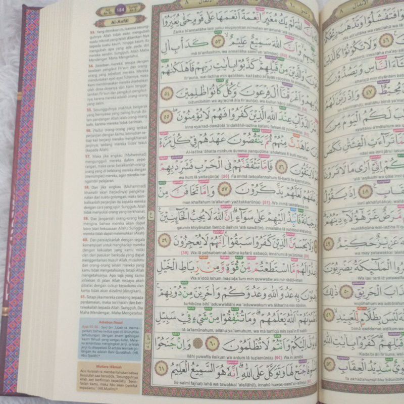 Quran Al Karim Latin Terjemahan A4 Besar