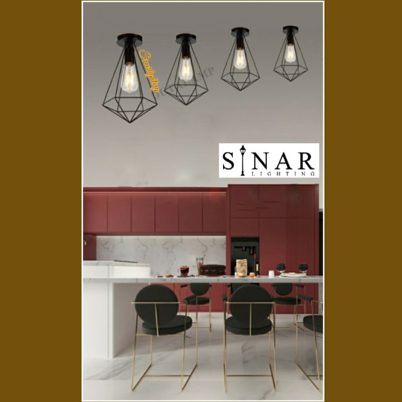 Lampu plafon ceiling minimalis pendant 50026