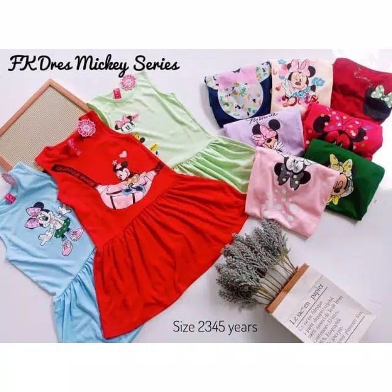 DRESS MICKEY FLOWERKIDS