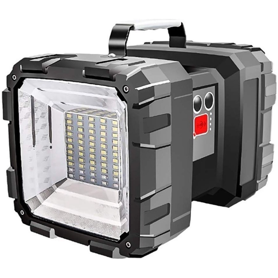 Senter Searchlight W-846 Waterproof Rechargeable Double Head  Cahaya Super Terang