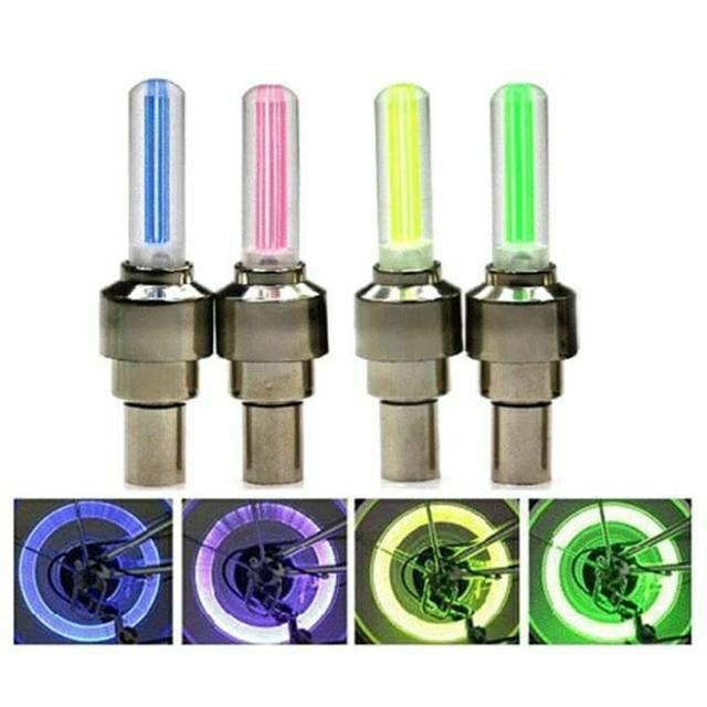 Tutup pentil nyala LED / Tutup pentil LED motor mobil sepeda