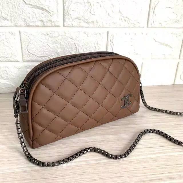 SELEMPANG Dompet 2 ruang kerang CLUTCH CHANEL  2RUANG 