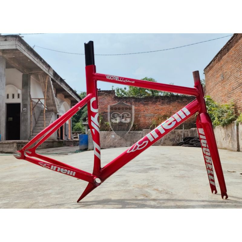Fixie Frame Custom Vigorelli Shark
